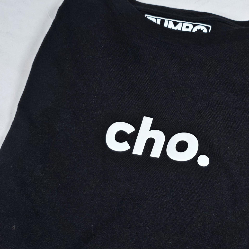 Bare Bumboclaat Tees: cho. with printed sleeves