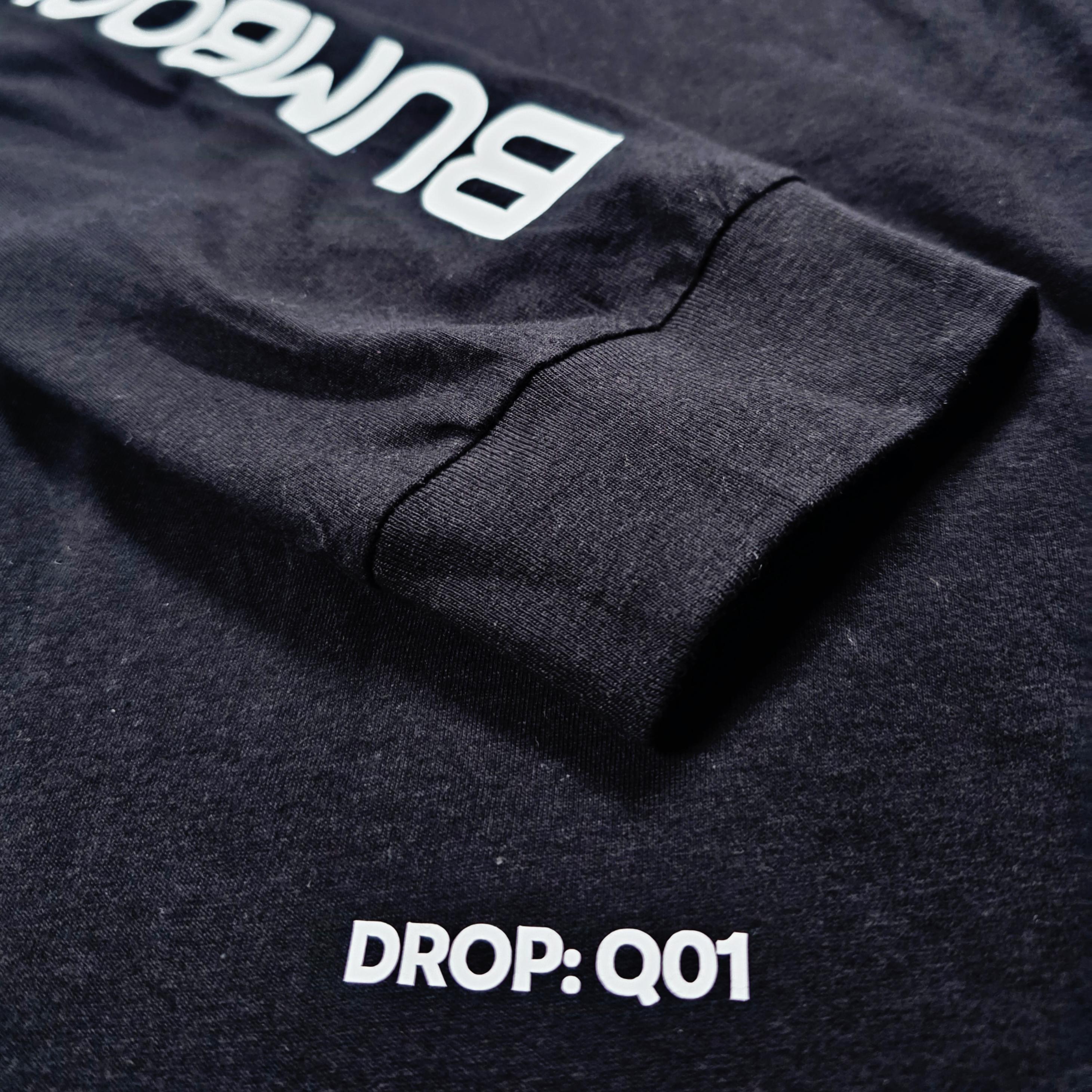 Bare Bumboclaat Tees: cho. with printed sleeves