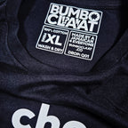 Bare Bumboclaat Tees: cho. with printed sleeves