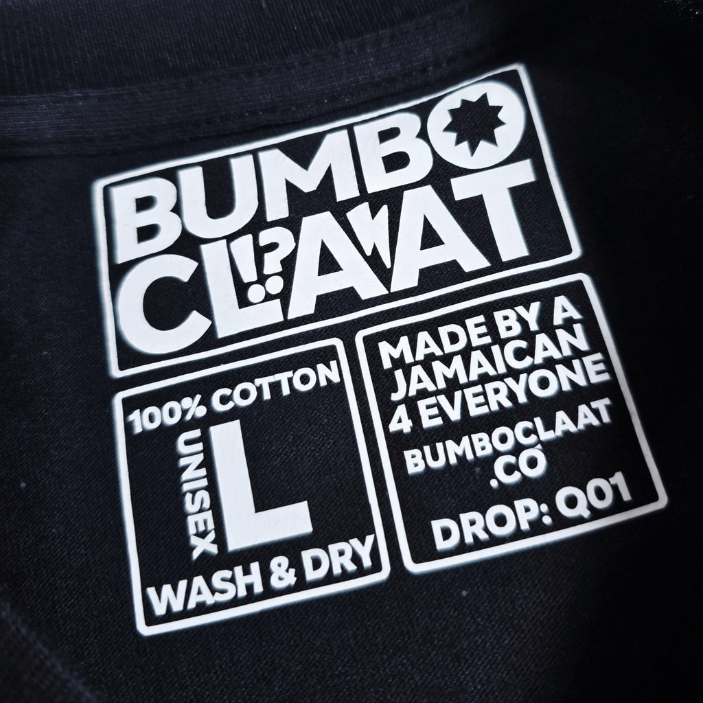 Bare Bumboclaat Tees: BUMBOCLAAT stacked