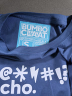 Nish Bare Bumboclaat Tees CROPS White Sound it Out and Blue icons + Cho and Warning Shot Hoodie Blue stacked