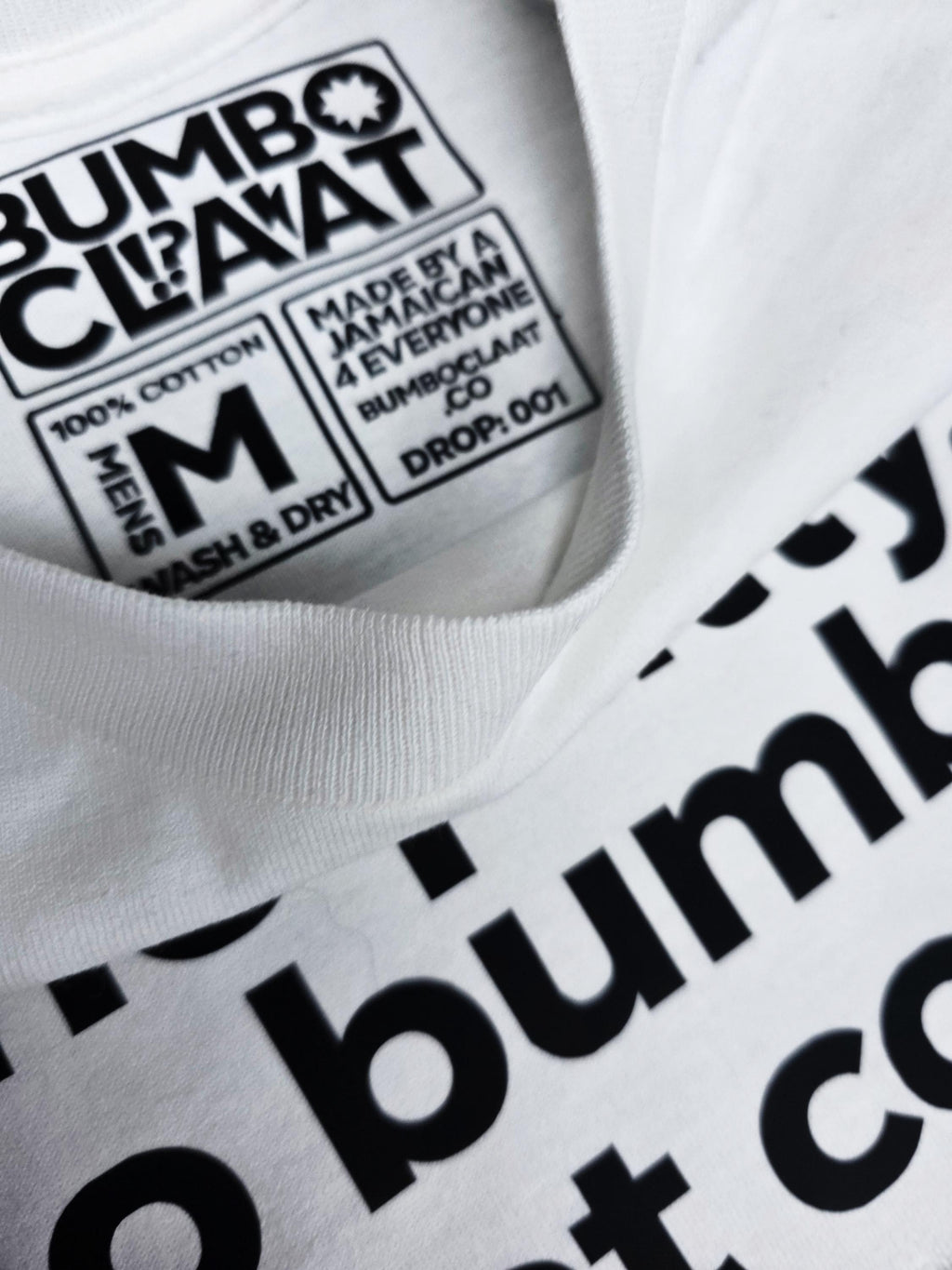 Bare Bumboclaat Tees: no patty